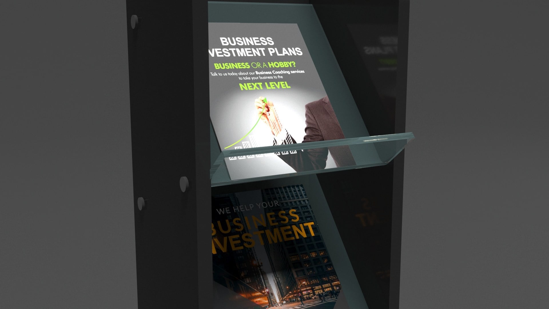 Brochure Rack 3d model