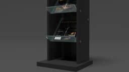 Brochure Rack 3d model