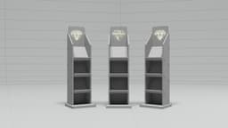 Brochure Rack 3d model