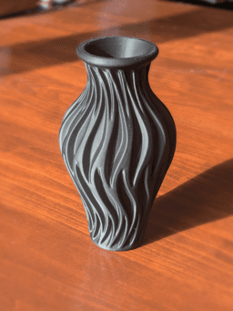 Synca Vase - Crescent Wave Vase 3d model