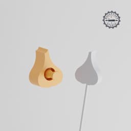 Garlic Cake Pop Mold Set, Herb & Seasoning Design, Food & Vegetable 3D Printing STL PRODUCT_1192 3d model