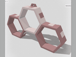 Honeycomb Modular shelf Unit 3d model