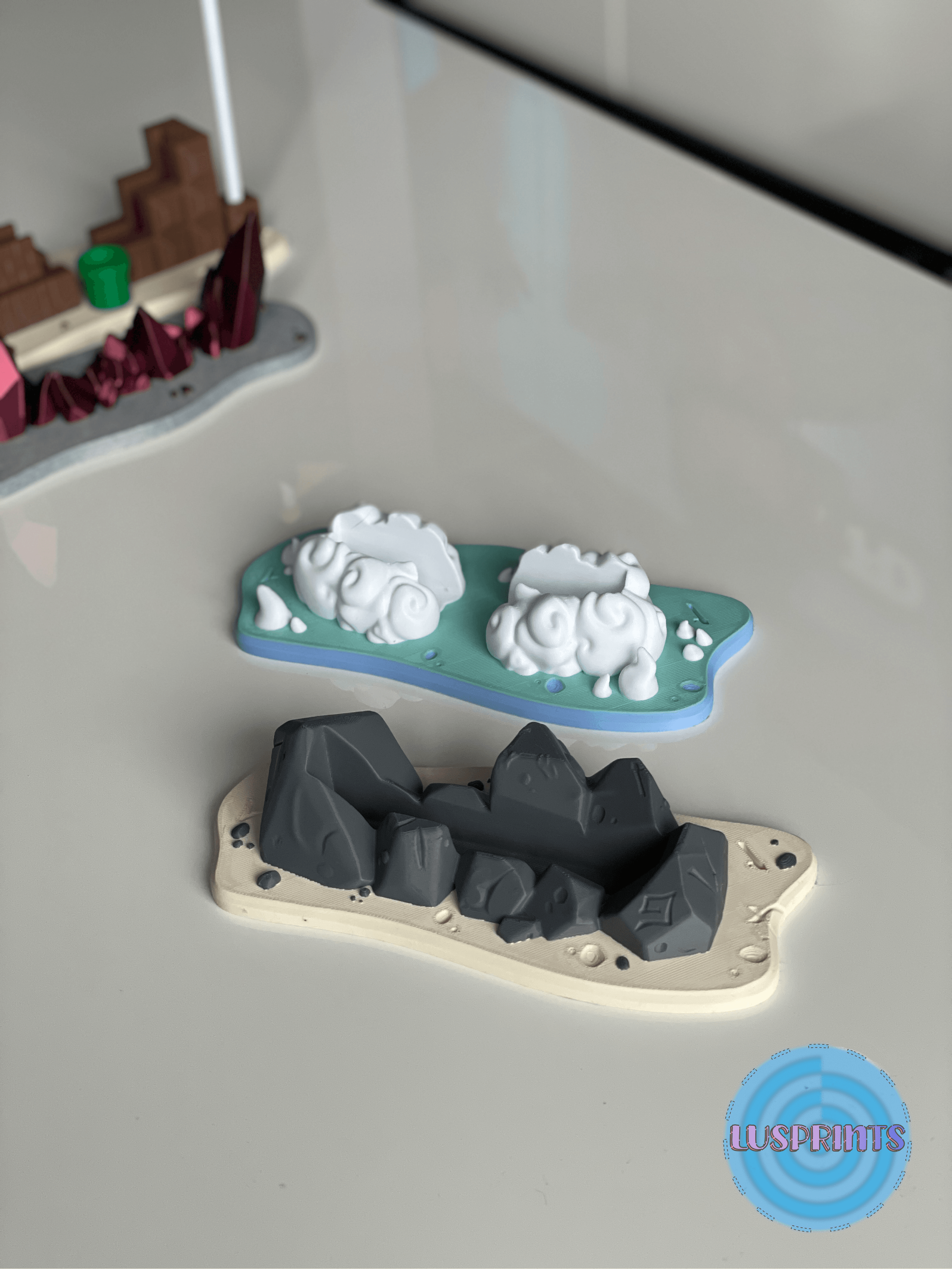 Nintendo Switch Steelbook/Game Display Stand Set 3d model
