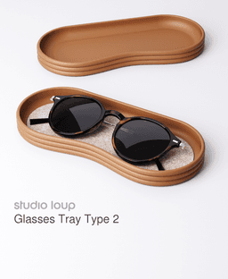 Glasses Tray Type 2 3d model