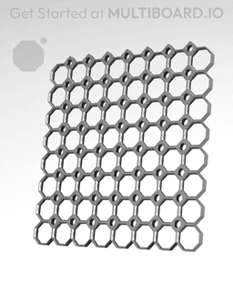 8x8 Multiboard Side Legacy Tile 3d model