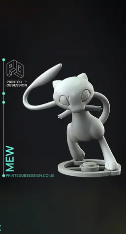 Mew - Pokemon - Fan Art 3d model