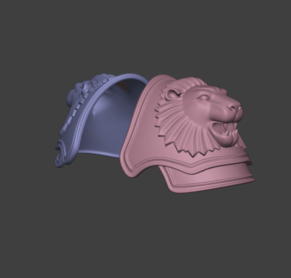 Lion Hunter Pauldrons 3d model