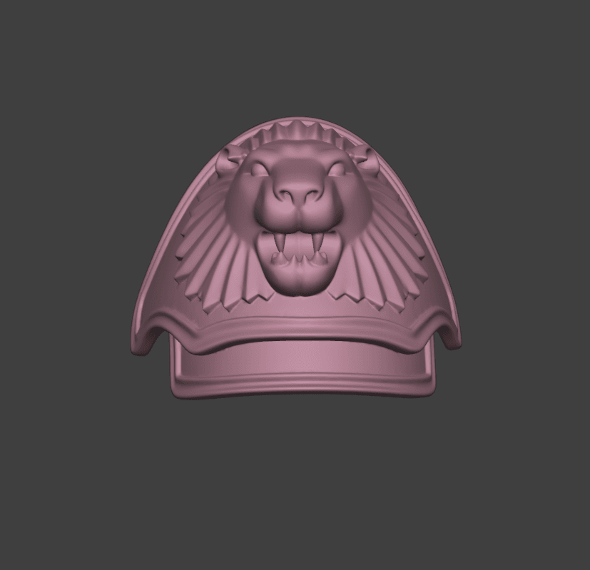 Lion Hunter Pauldrons 3d model