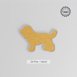Montessori Bloodhound Puzzle, 3-Level Learning Tray, 9/15/24 pcs STL, Animal Tracker Dog Breed Pet Canine PRODUCT_8157 3d model