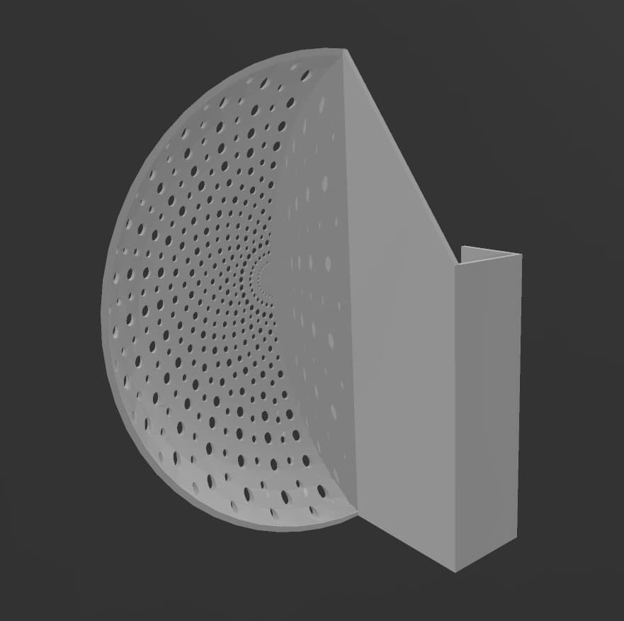 Kitchen Sink Pasta Noodle Strainer Clip 3d model