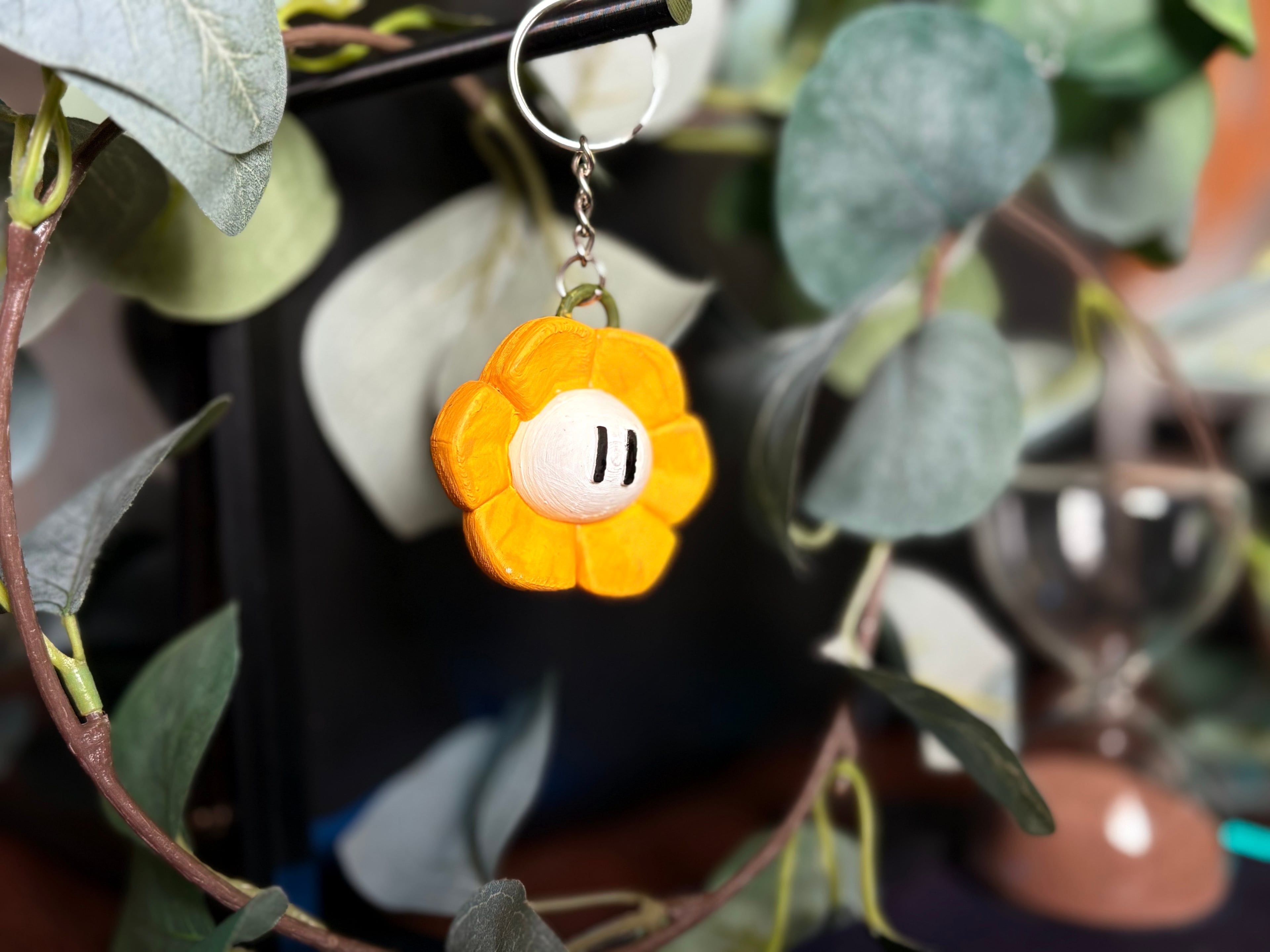 Flowey keychain - Undertale fanart 3d model