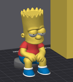 Sad Bart: Melancholy 3d model