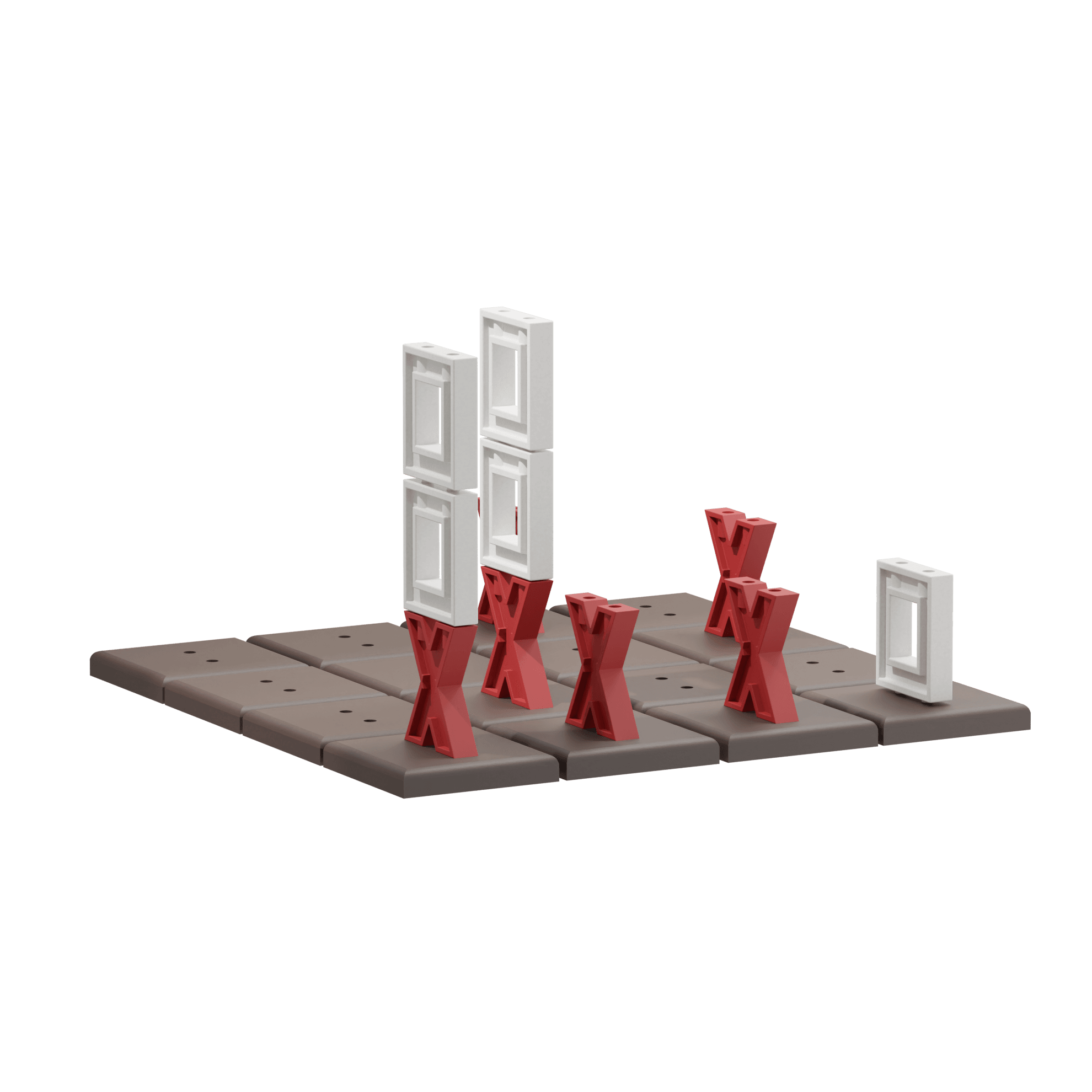 Tic Stack Toe 3d model