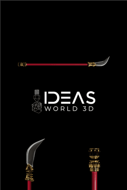 Jujutsu Kaisen Polearm for Cosplay 3d model
