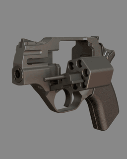 Chiappa Rhino 20DS - High-Detail 3D Printable Replica 3d model