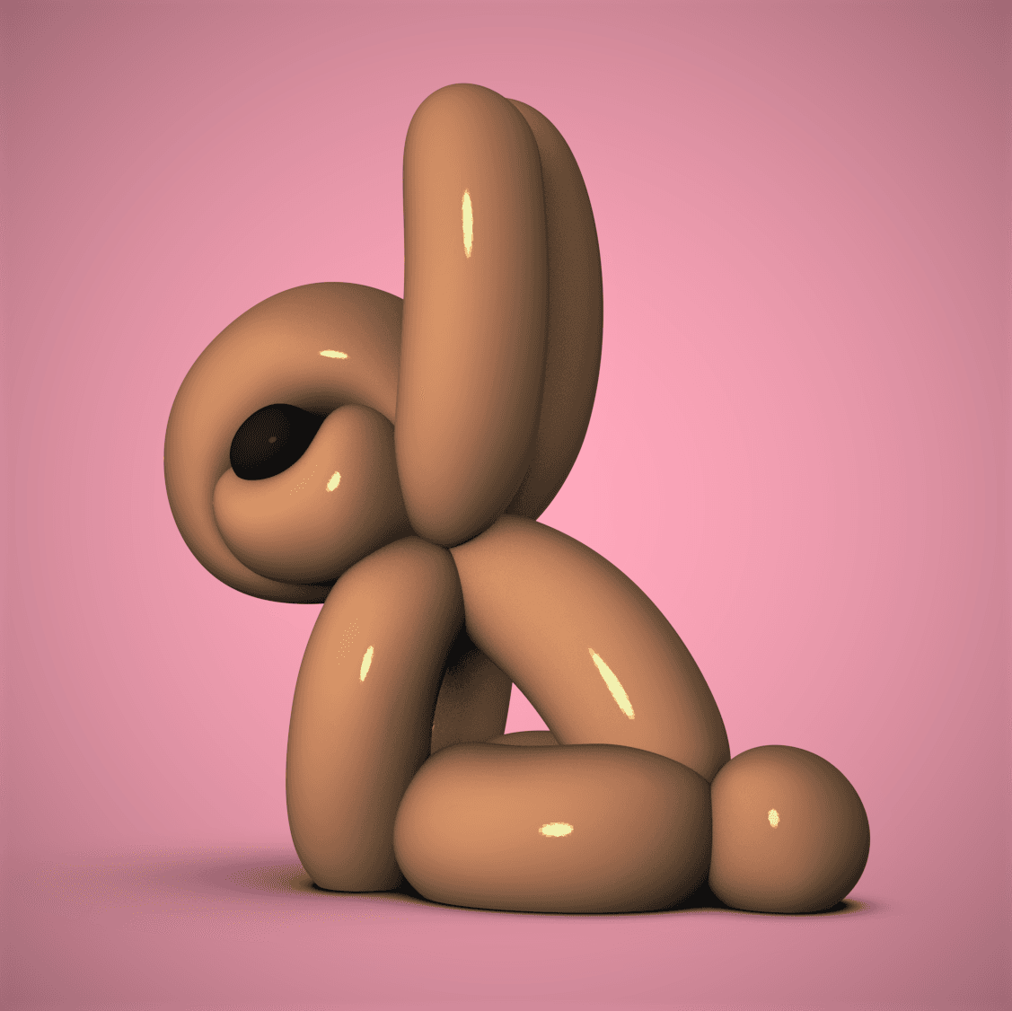 Balloon Bunny 3d model