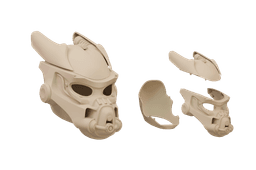 Fallout X02 Power Armor Helmet 3d model