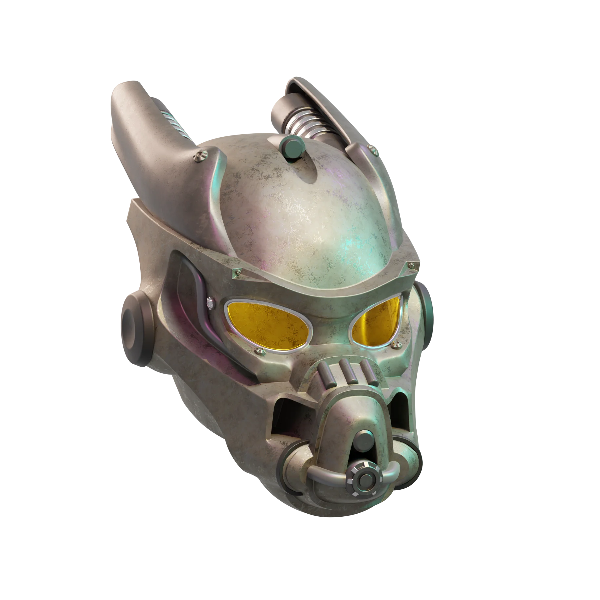 Fallout X02 Power Armor Helmet 3d model