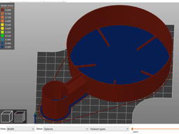 Self watering planter tray 3d model