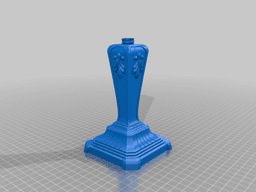 Pine cones table lamp 3d model