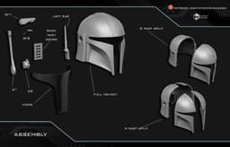 MG Mando helmet 3d model