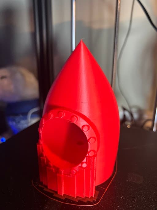 Rocket Tree Topper 3d model