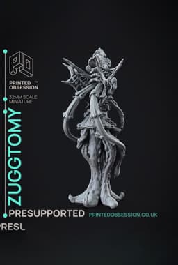 Zuggtmoy - The Spore Queen - PRESUPPROTED - 32mm scale 3d model