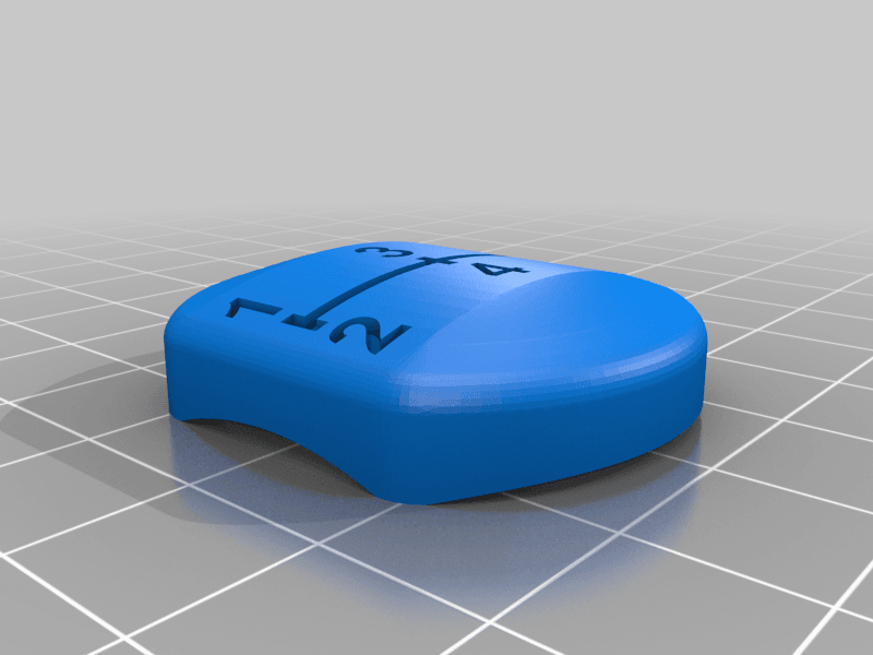 Plate for car's manual transmission 3d model
