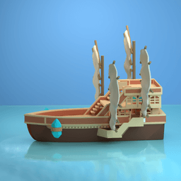 The Silver Sun – Bells Hells Skyship (Critical Role C3) 3d model
