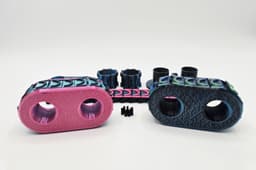 Silk Track Clicker Fidget 3d model