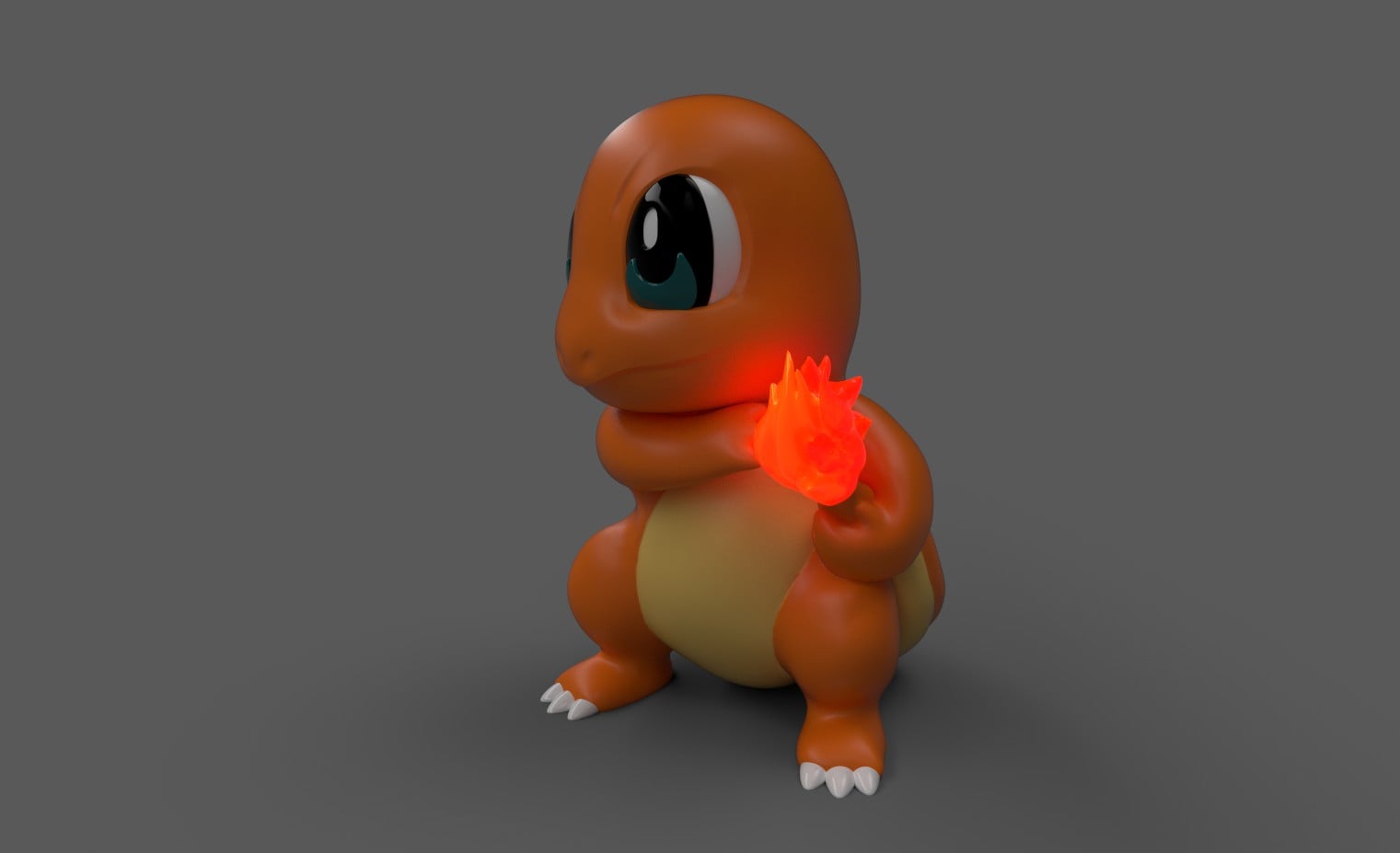 Bashful Charmander 3d model