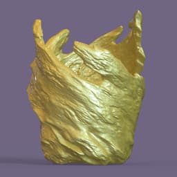 UNIQUE SCULPTURAL ORGANIC PLANTER 3d model