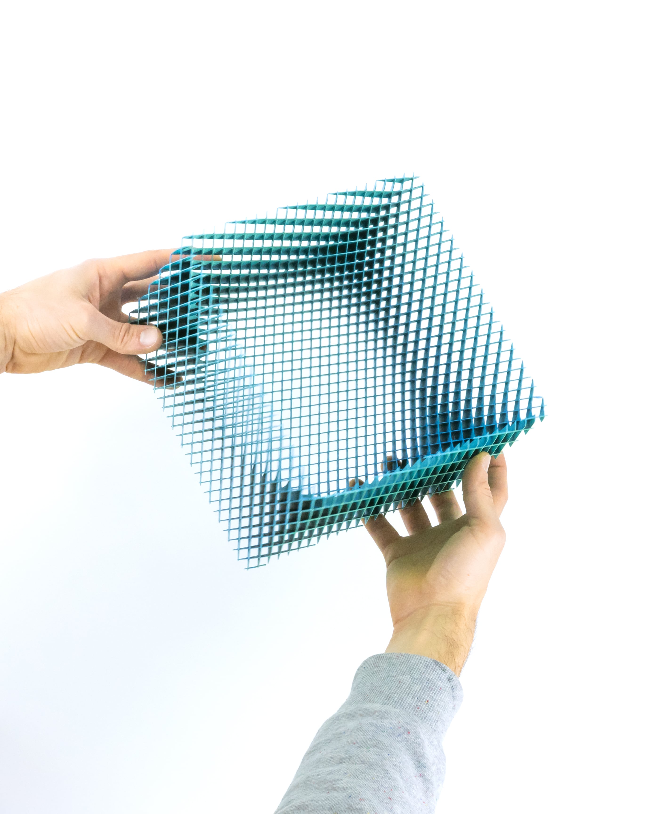 CORRUGA Square Bowl // Large 3d model
