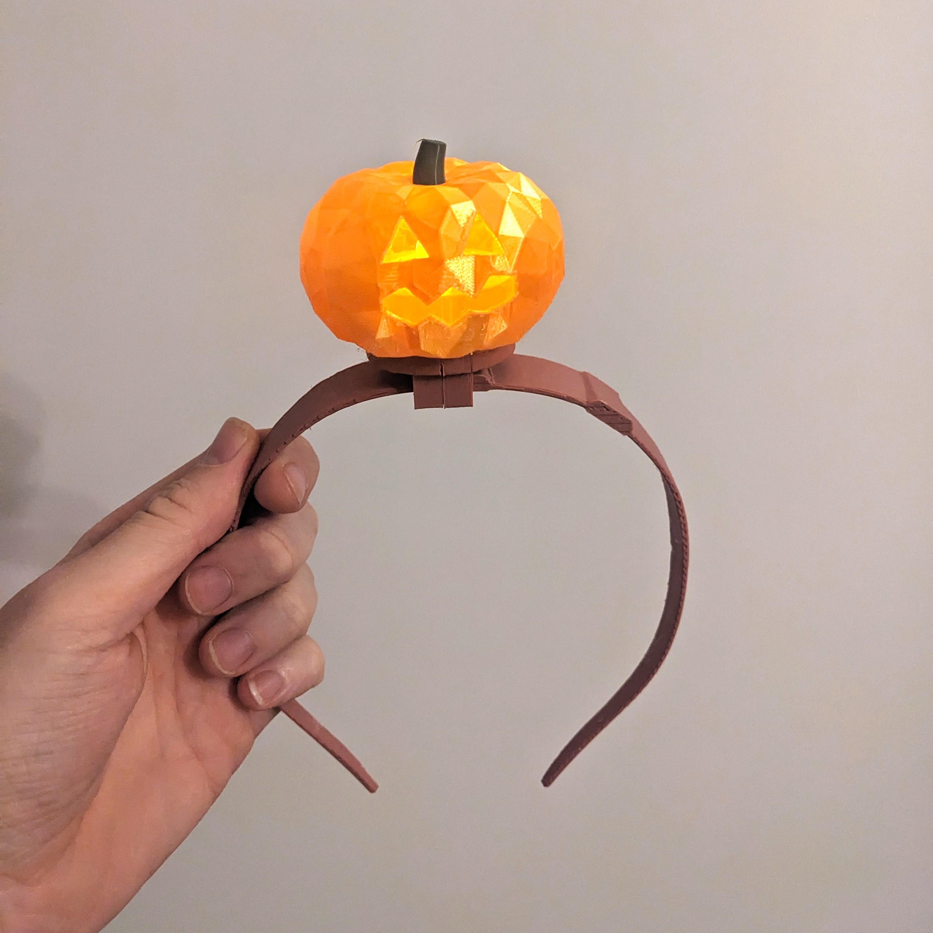 Modular Halloween Headband HalloweenWearable 3d model