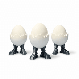 ROBOTER - EGG HOLDER / CUTE KITCHEN DECOR / KITCHEN TOOLS / ROBOTER EGG HOLDER 3d model