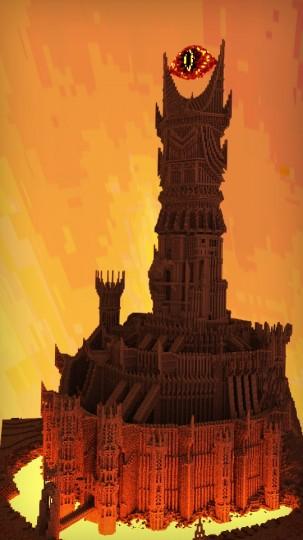 Minecraft Barad-Dur Tower 3d model
