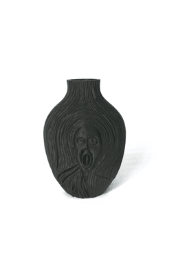 Munch-Inspired Scream Vase for Unique Home Decor 3d model
