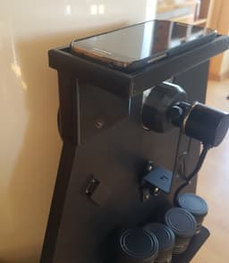 Ablage fuer Smartphone an Dobson Montierung /Storage for smartphone on Dobsonian mount 3d model