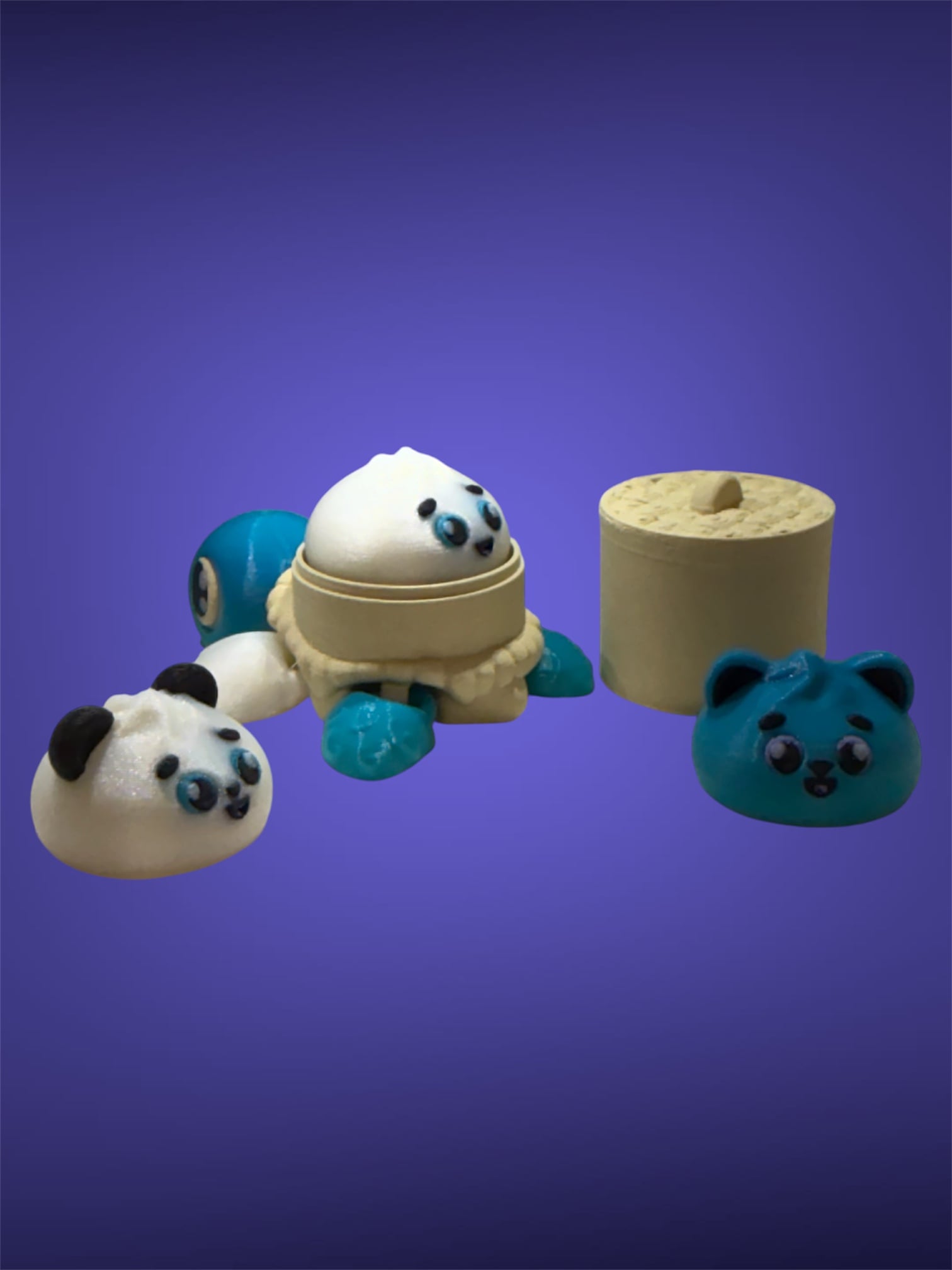 Steam Bun Clicky Turtle 3d model