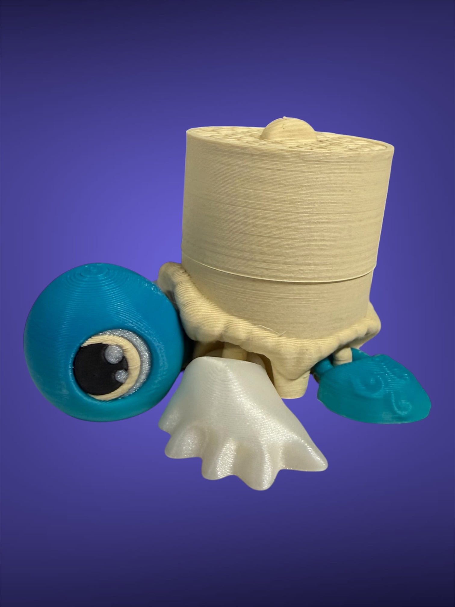 Steam Bun Clicky Turtle 3d model