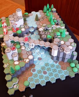 FDMecha Hex Terrain - Extended Core Set 3d model