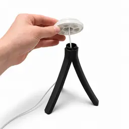 TRIPOD LAMP (WUMI) - LAMP KIT LAMP / BASKET STYLE LAMPSHADE / DESIGNER LAMP / MODERN HOMEDECOR 3d model