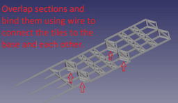 Tiling Trellis with FreeCAD Project Source 3d model