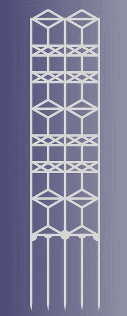 Tiling Trellis with FreeCAD Project Source