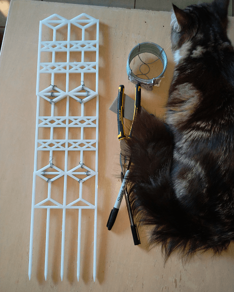 Tiling Trellis with FreeCAD Project Source 3d model