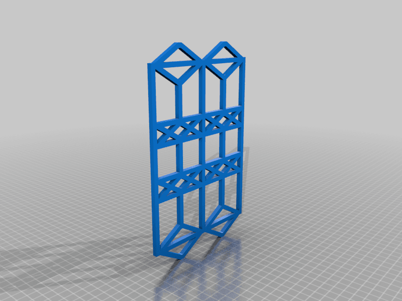 Tiling Trellis with FreeCAD Project Source 3d model