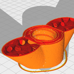 Dumbbell to Kettlebell adapter Hantel adapter Multi material 3d model