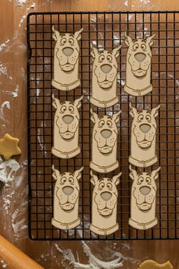 Scooby Doo Cookie Cutter, Biscuit Cutter 3d model