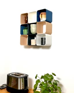 Mino - a modular cup shelf 3d model