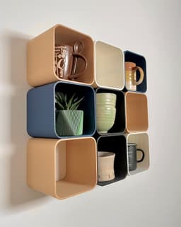Mino - a modular cup shelf 3d model